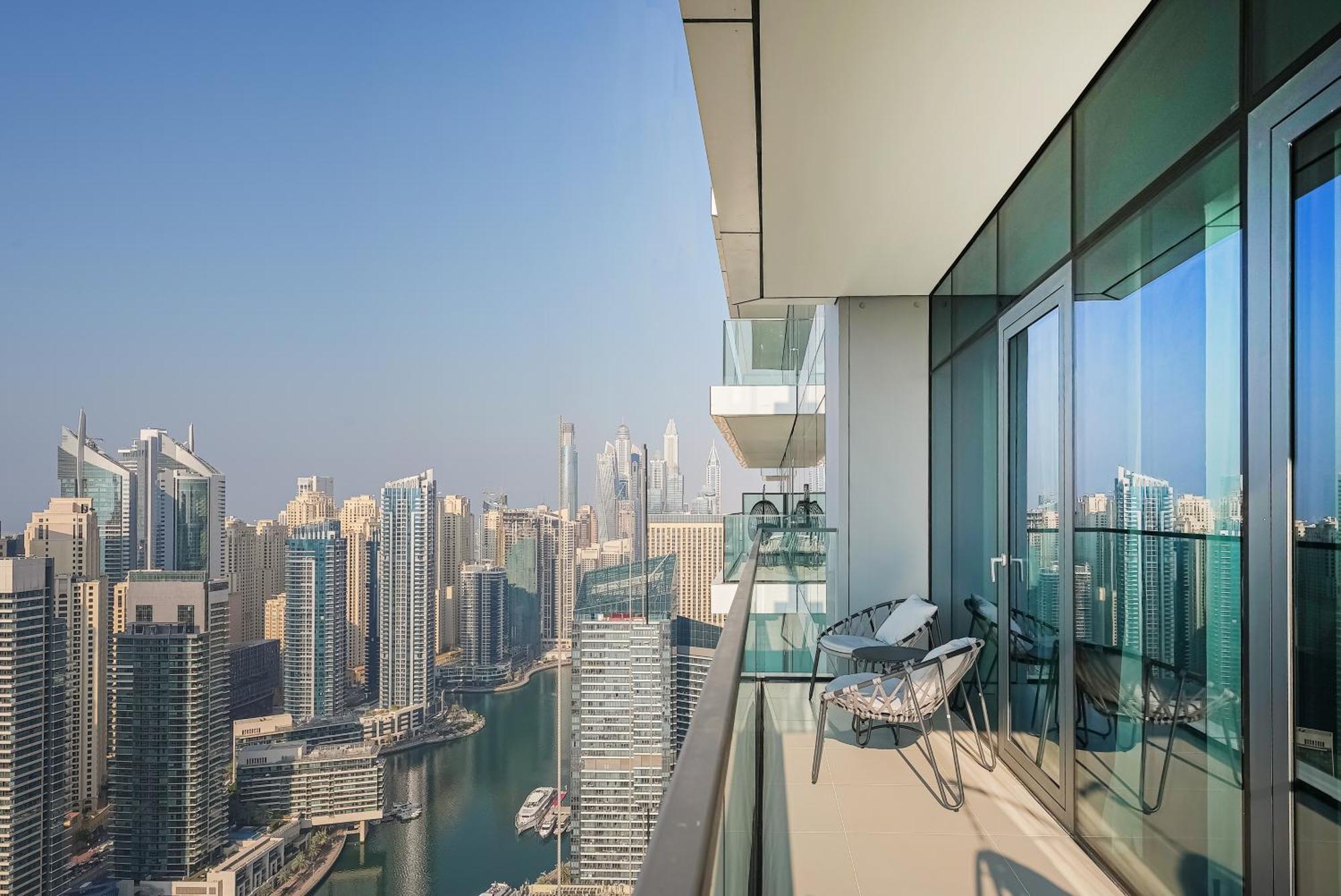 Apartament Modern 2Br High Floor Haven In Vida Dubai Marina Zewnętrze zdjęcie
