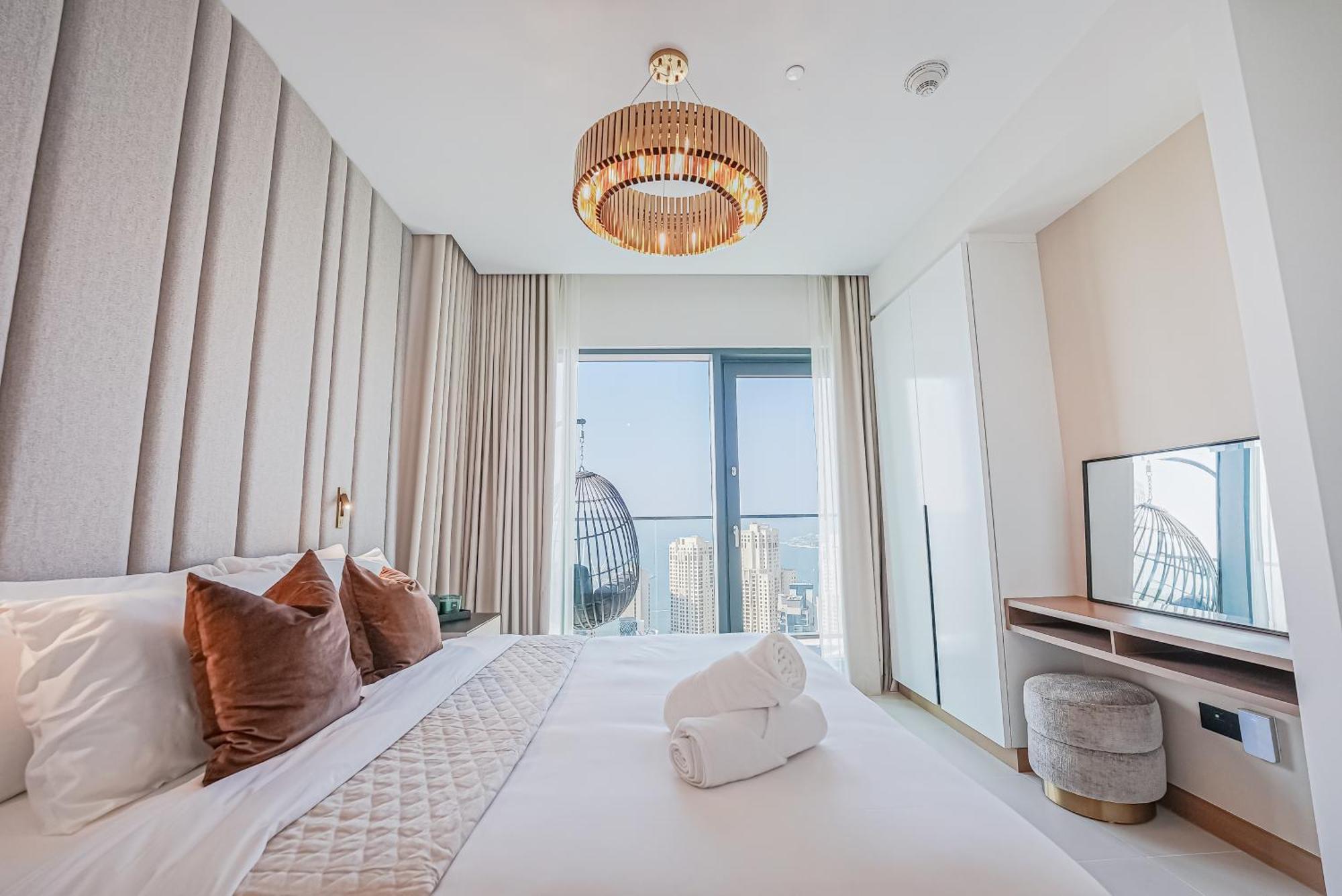 Apartament Modern 2Br High Floor Haven In Vida Dubai Marina Zewnętrze zdjęcie