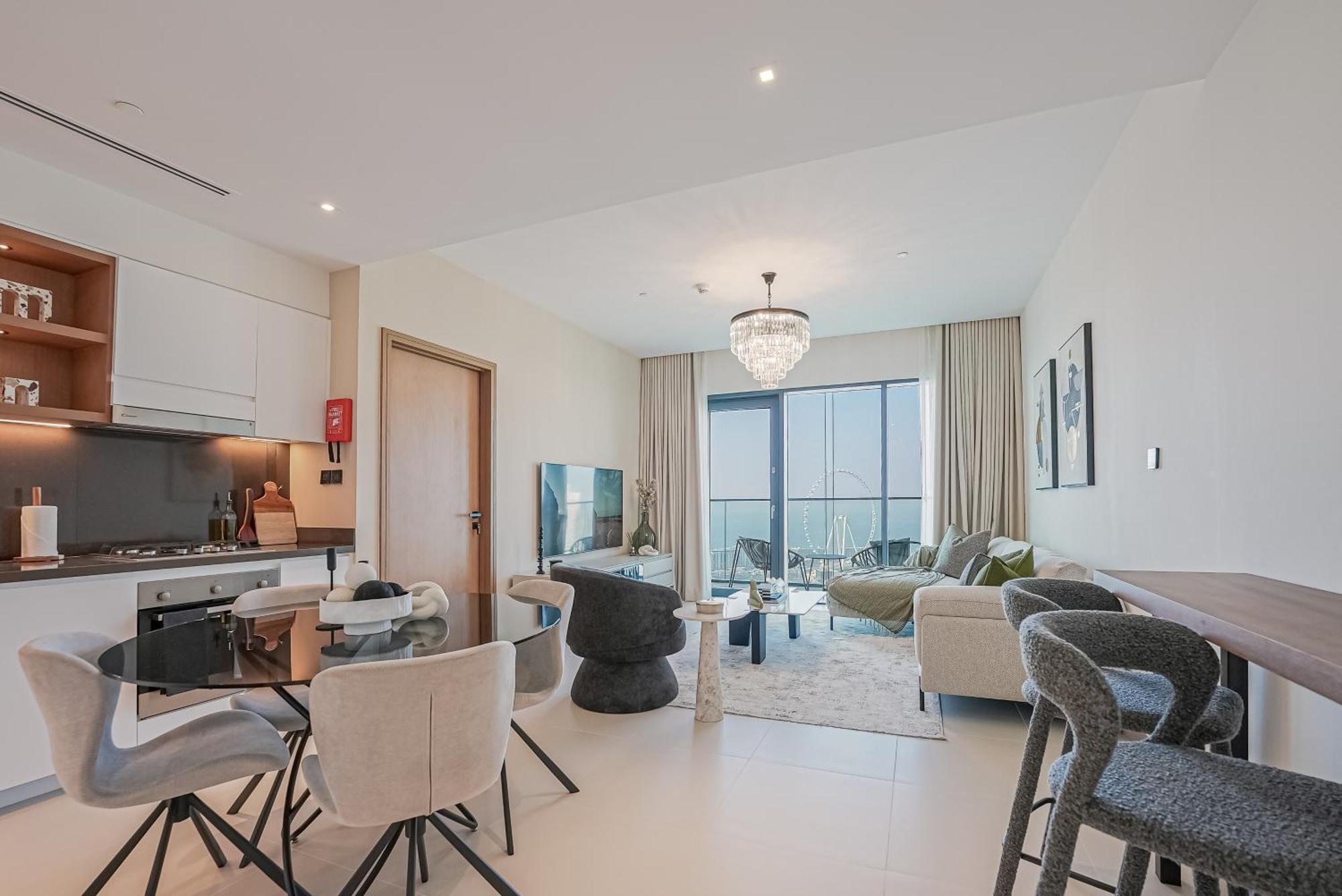 Apartament Modern 2Br High Floor Haven In Vida Dubai Marina Zewnętrze zdjęcie