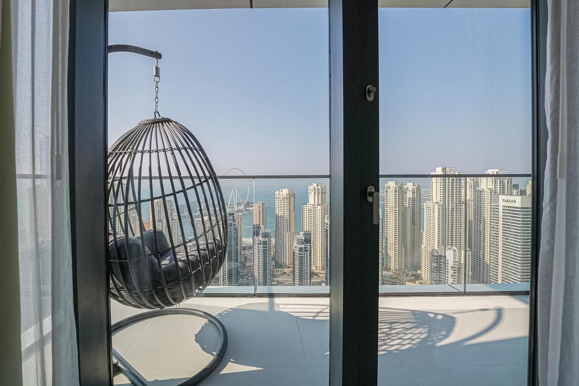 Apartament Modern 2Br High Floor Haven In Vida Dubai Marina Zewnętrze zdjęcie