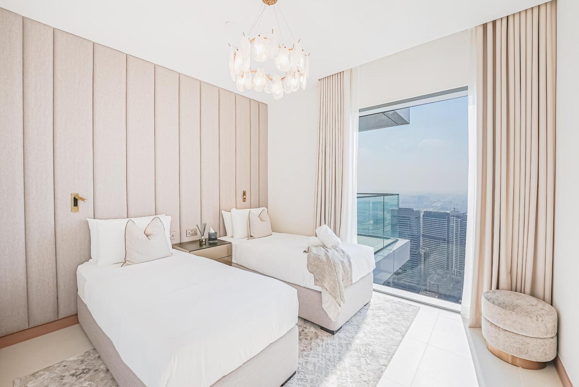Apartament Modern 2Br High Floor Haven In Vida Dubai Marina Zewnętrze zdjęcie