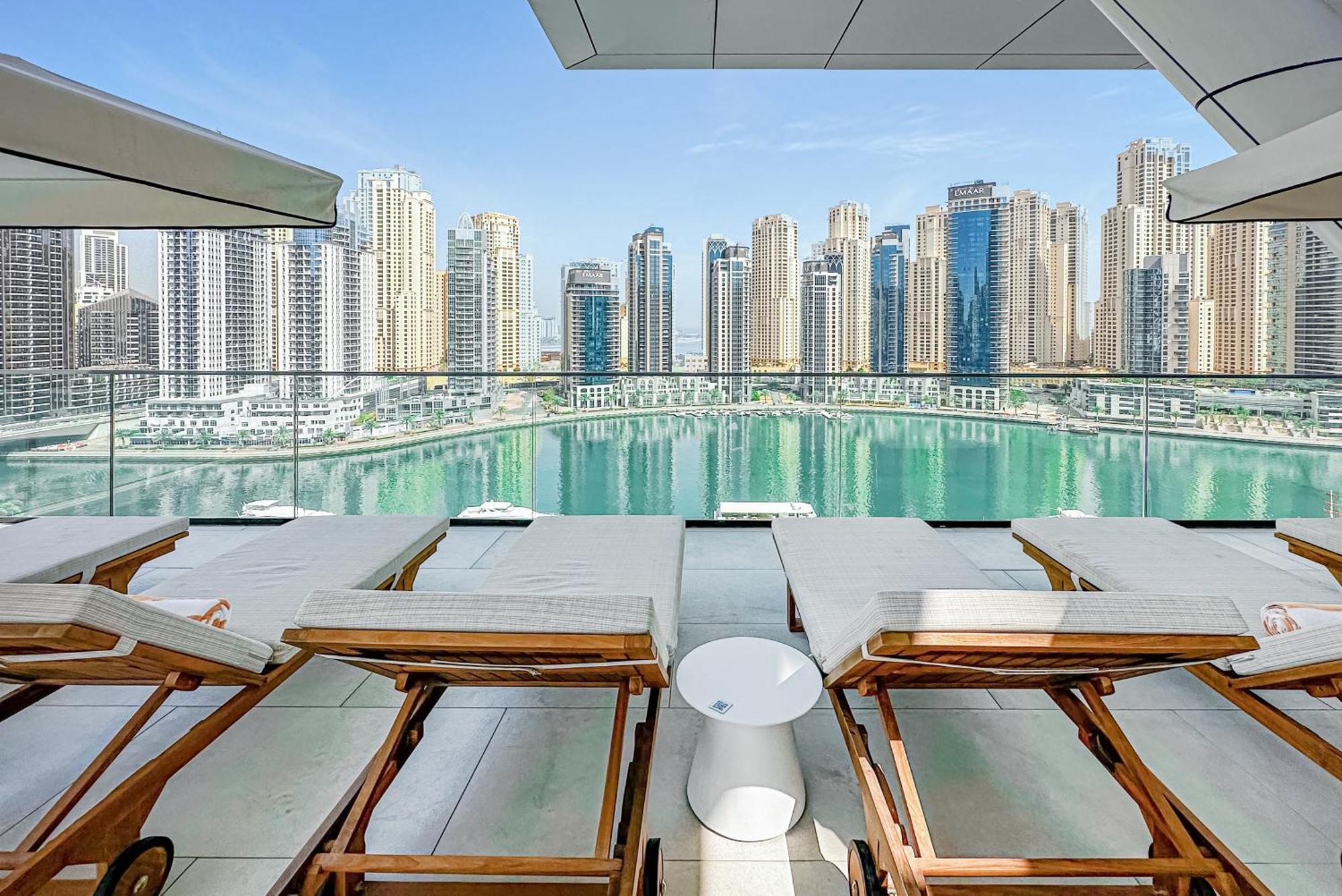 Apartament Modern 2Br High Floor Haven In Vida Dubai Marina Zewnętrze zdjęcie